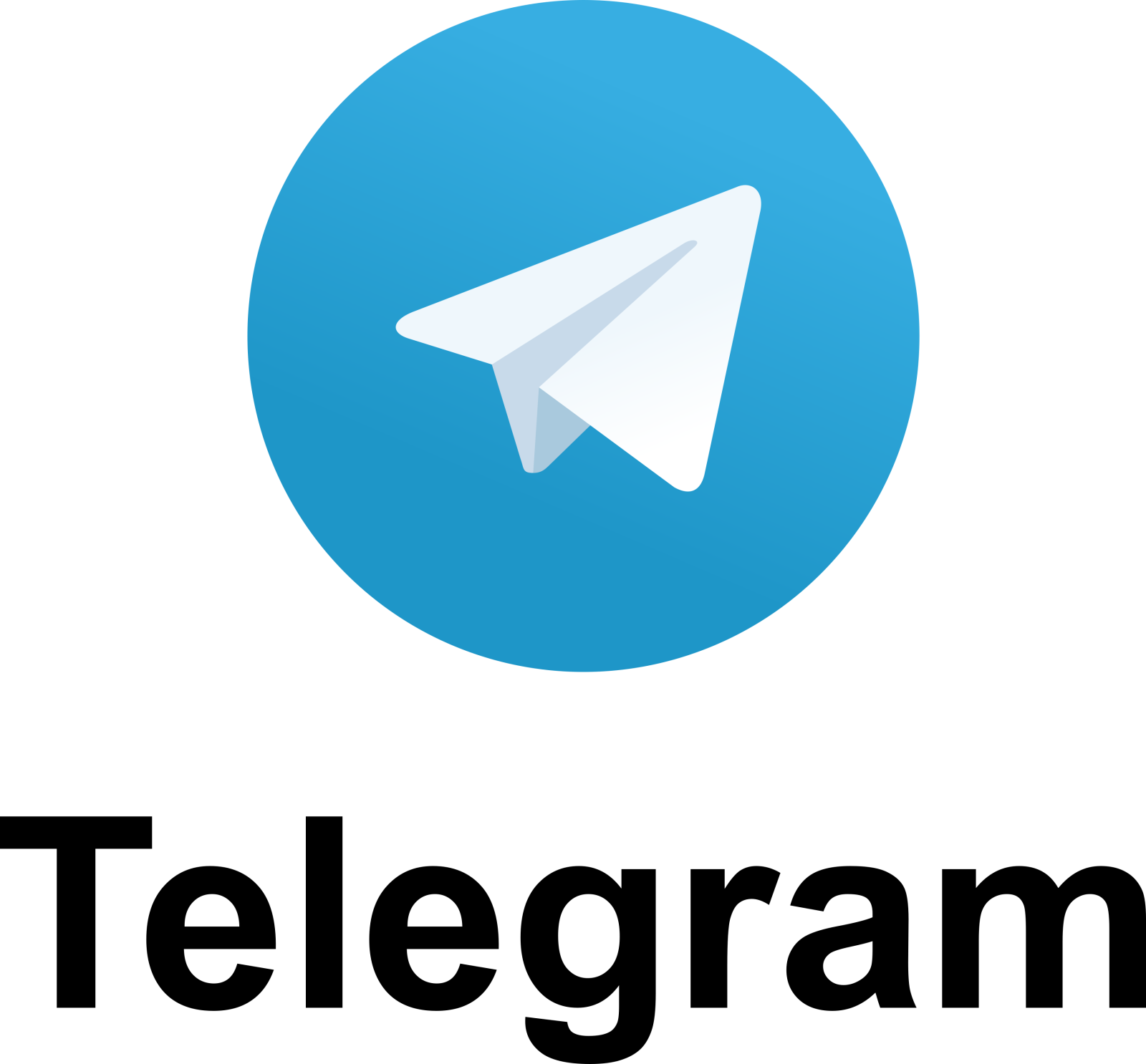 The telegram logo