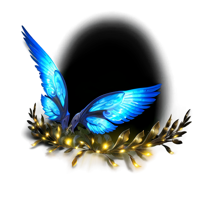 a blue bird sitting on top of a branch