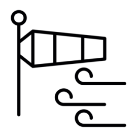 a black and white line drawing of an open door