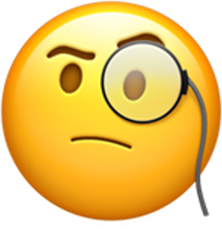 a smiley face with a magni on it