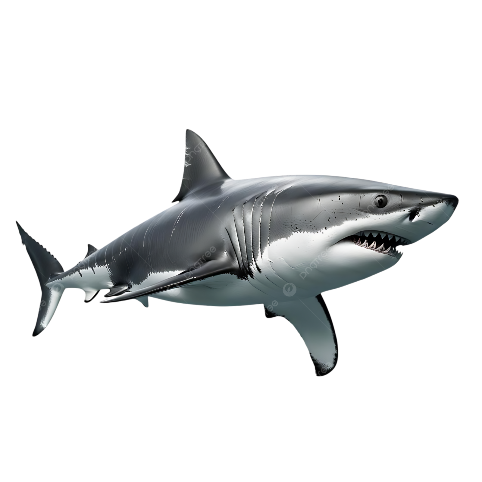 an image of a shark on a white background