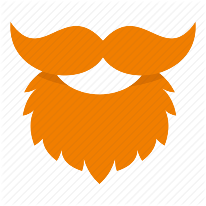 a man with a beard icon