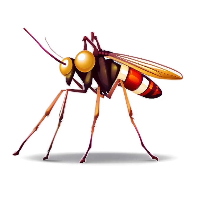 a bee on a white background