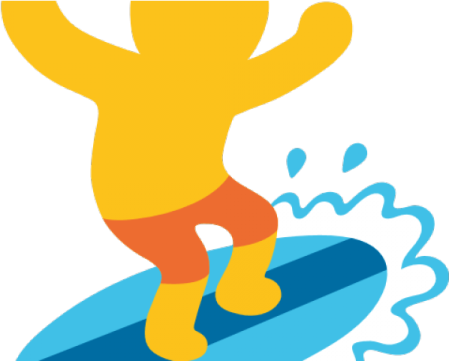 a person on a surfboard in the water