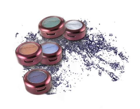 three eyeshades in various shades and colors