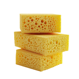 three pieces of cheese stacked on top of each other pieces