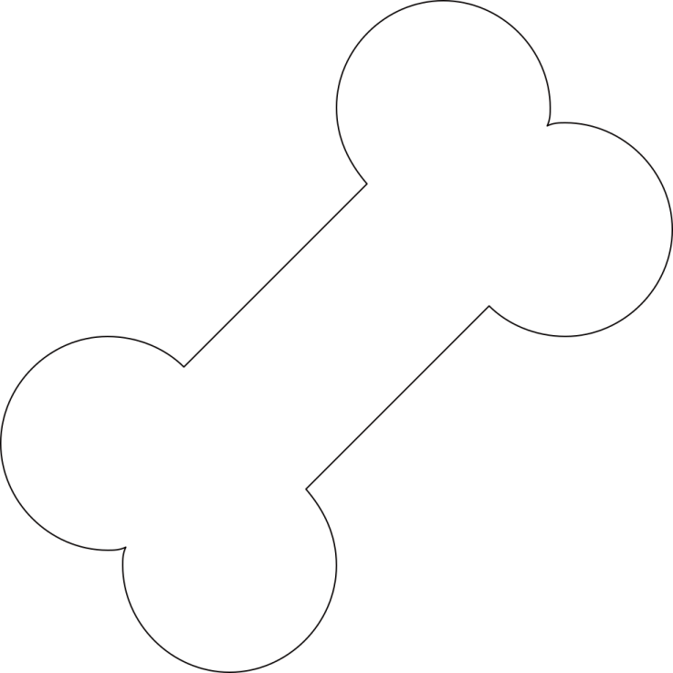 free printable dog bone coloring pages