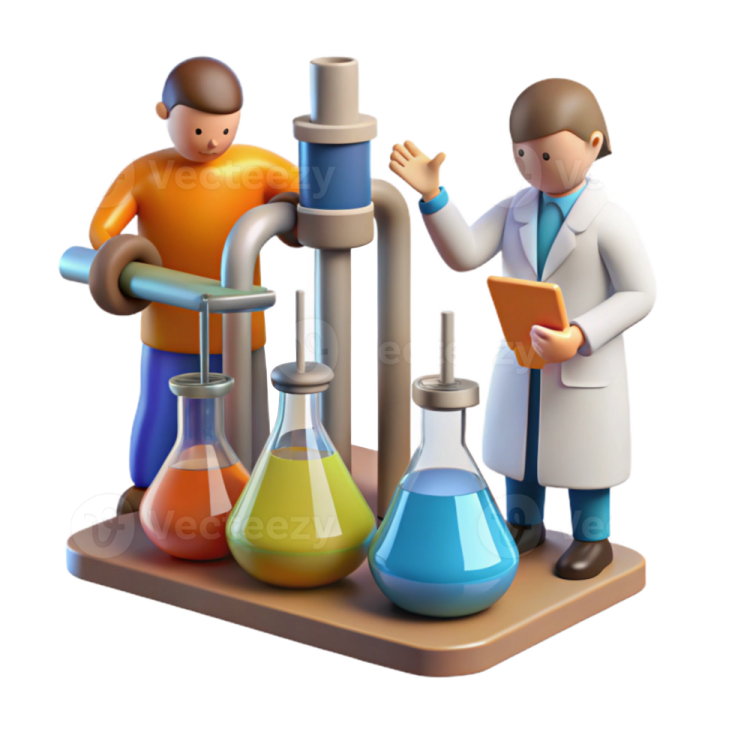 two people working in a laboratory