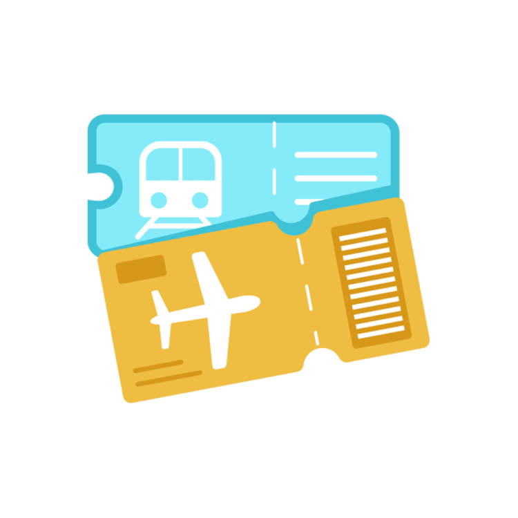 a credit card with an airplane icon on it