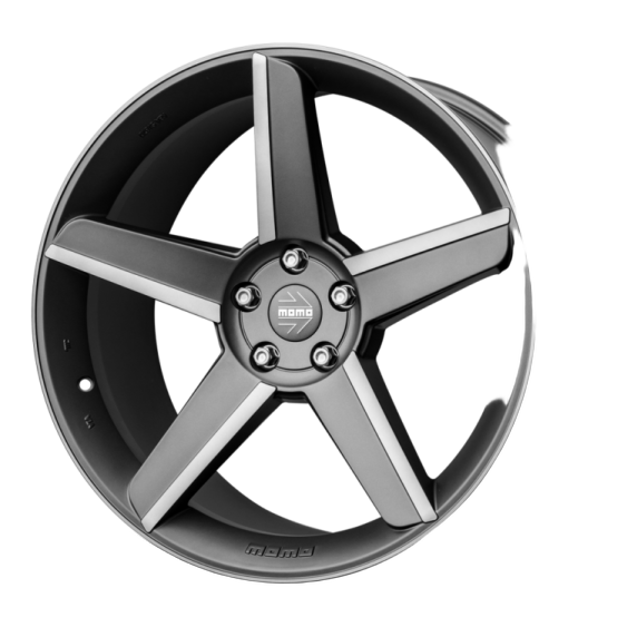 a black wheel on a white background