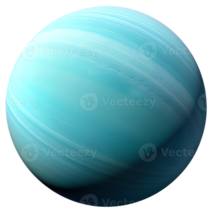 a blue planet on a white background