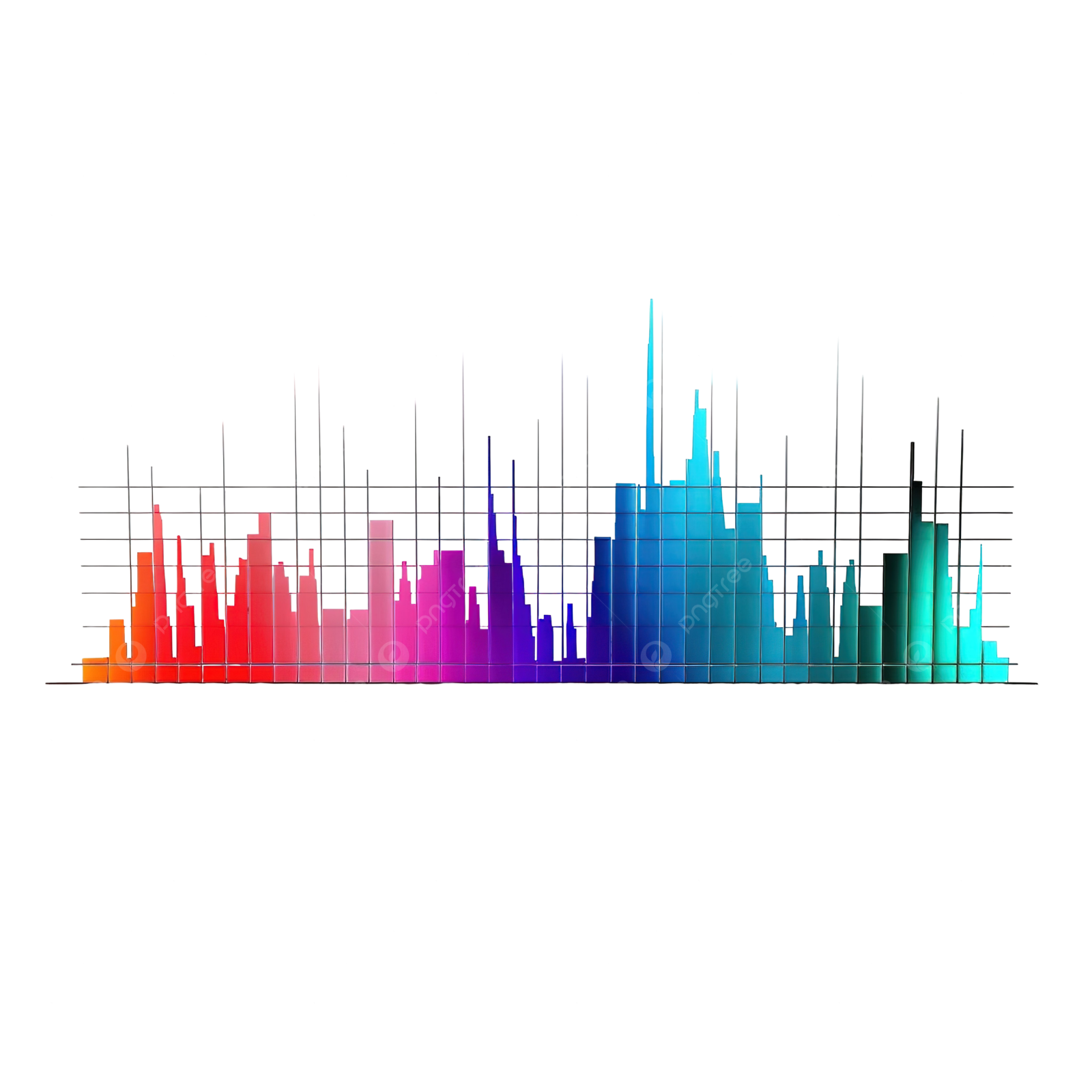 an image of a colorful city skyline