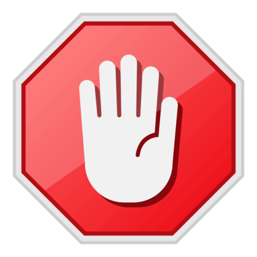 a stop sign with a hand on it