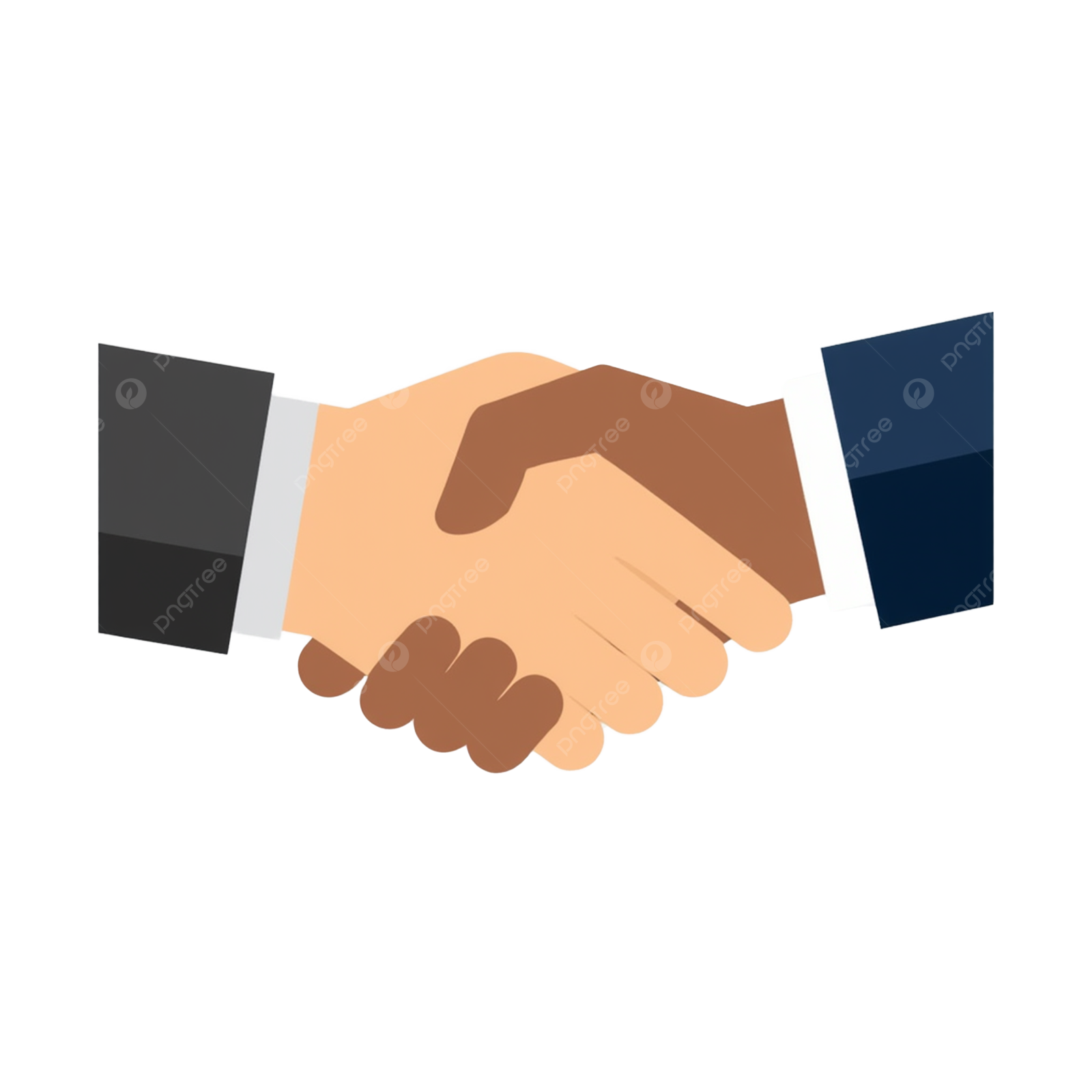 two hands shaking over each other hands