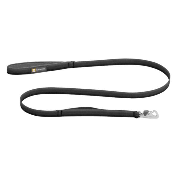 a black leash on a white background