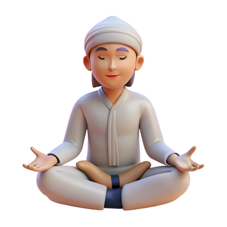 a person sitting in the middle of a yoga pose
