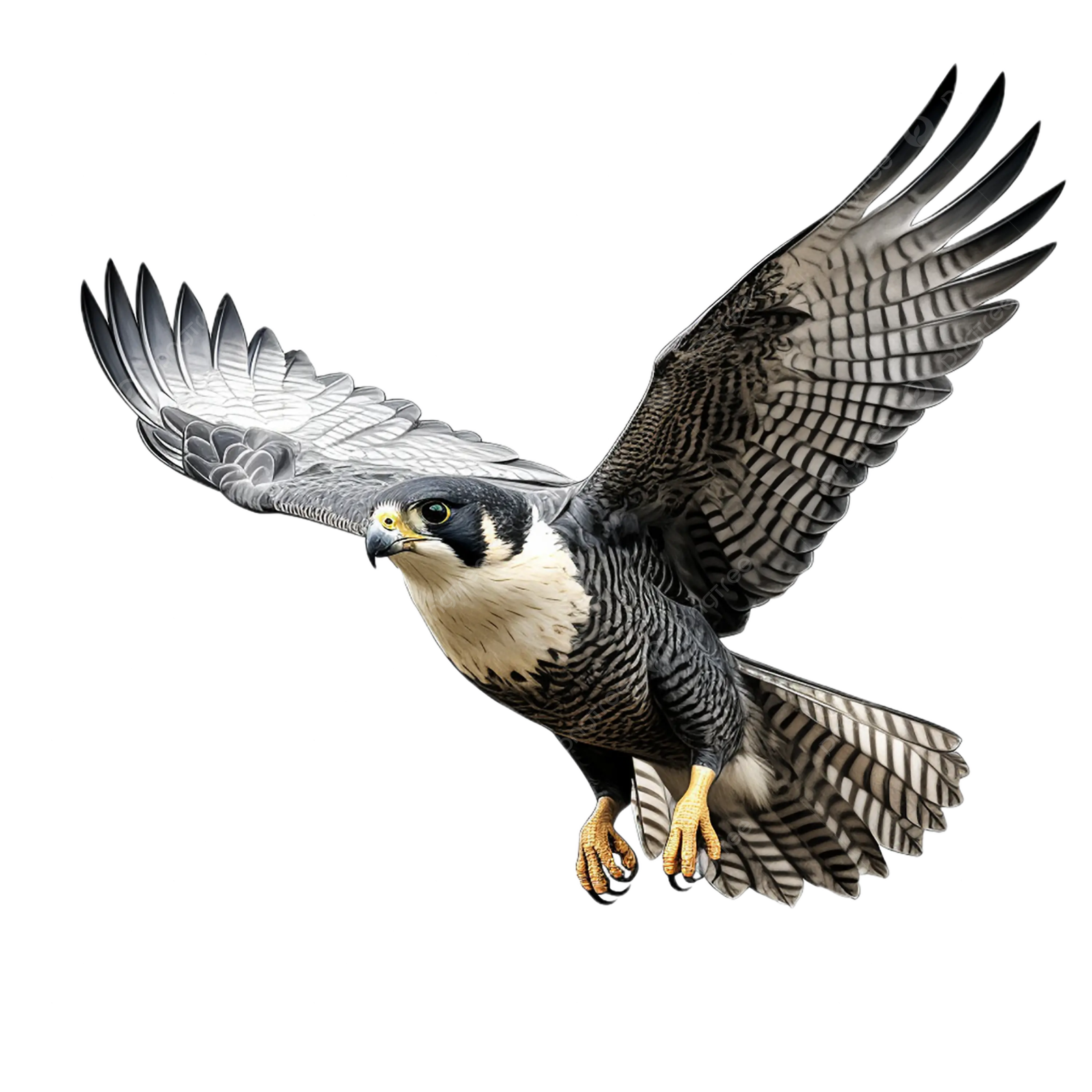 a bird flying in the air with its wings spread