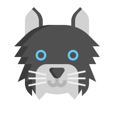 a black and white cat with blue eyes