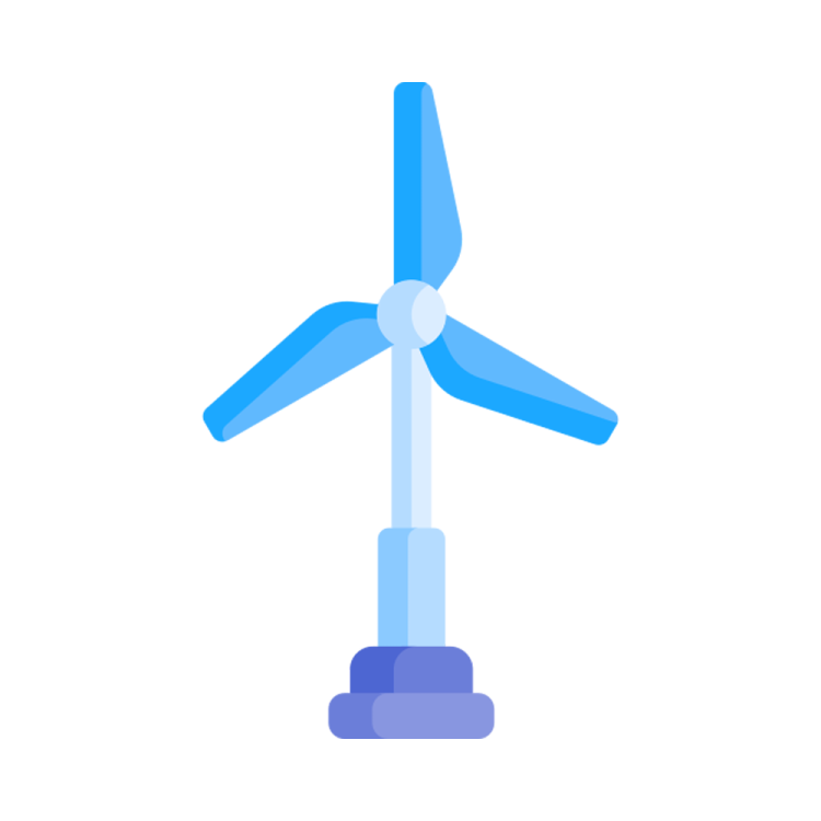 an icon of a wind turbine