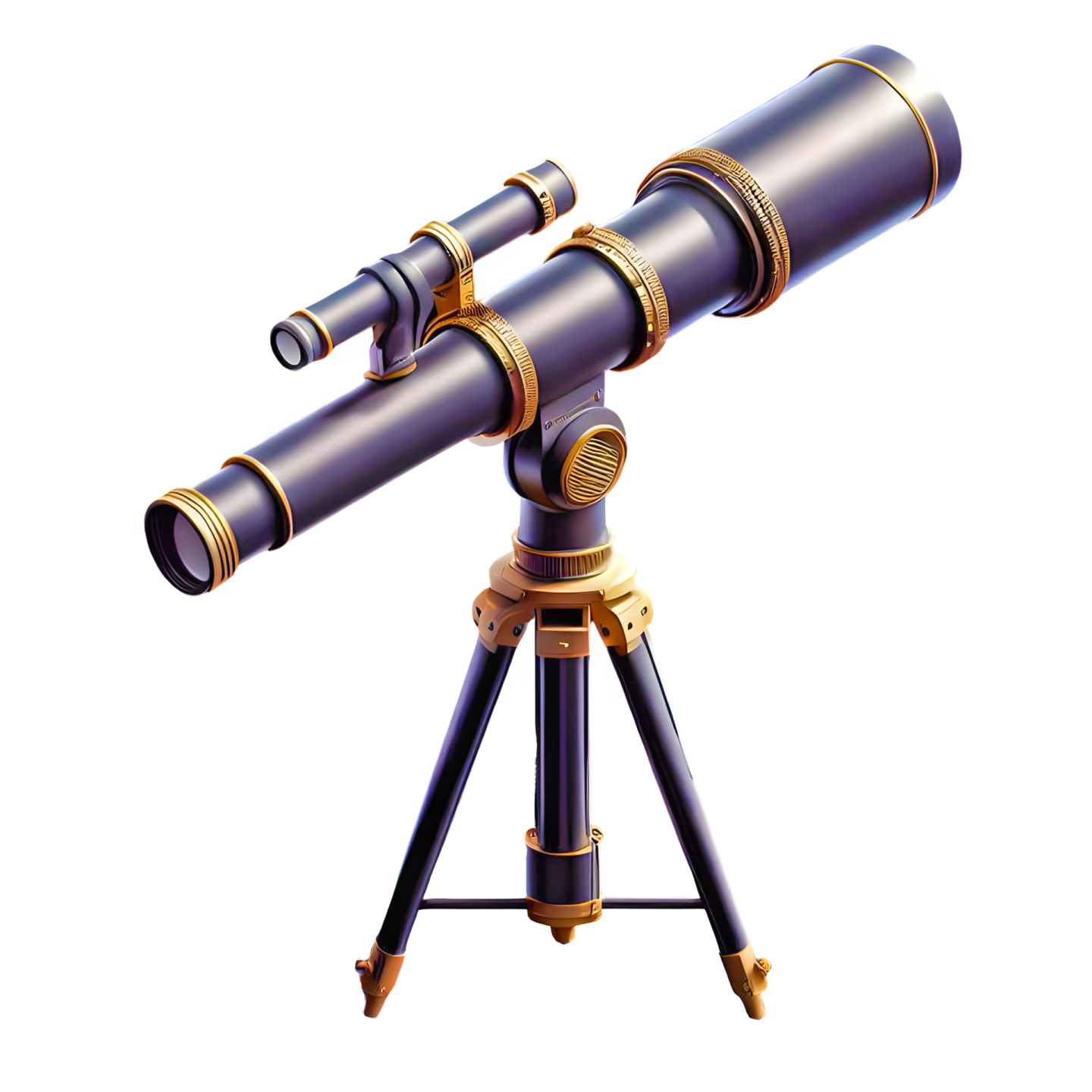 a telescope on a tripod