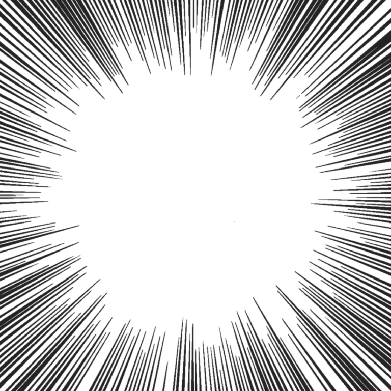 a black and white background with rays