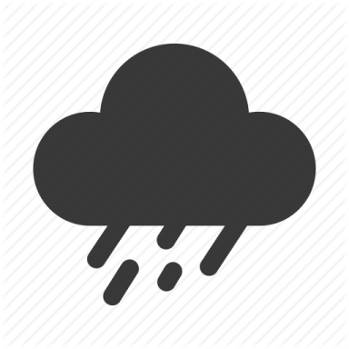 a black and white icon of a cloud