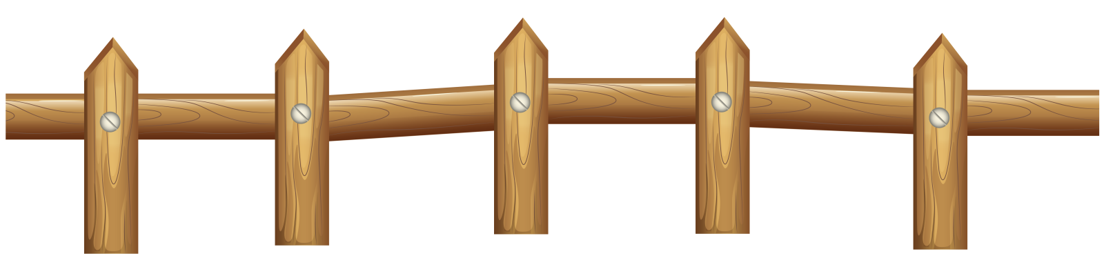 a fence with wooden posts