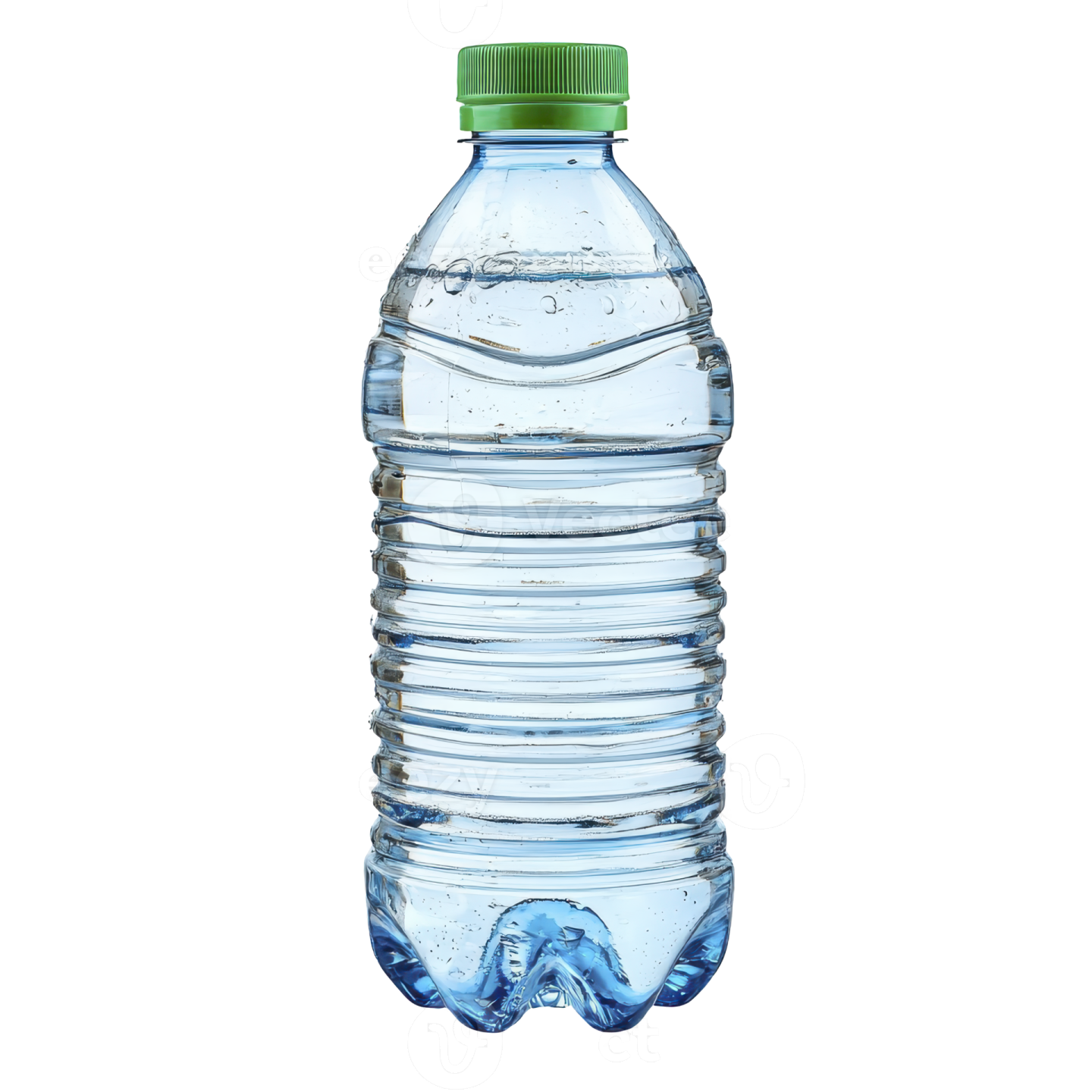 a bottle of water on a white background