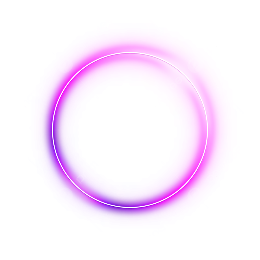 a circle of light on a white background