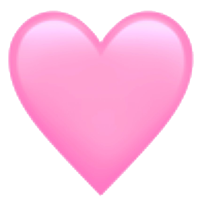 a pink heart