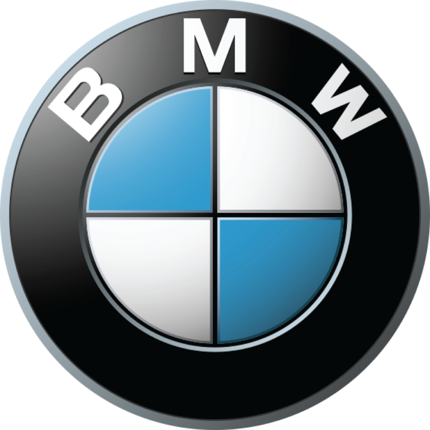 the bmw logo on a white background