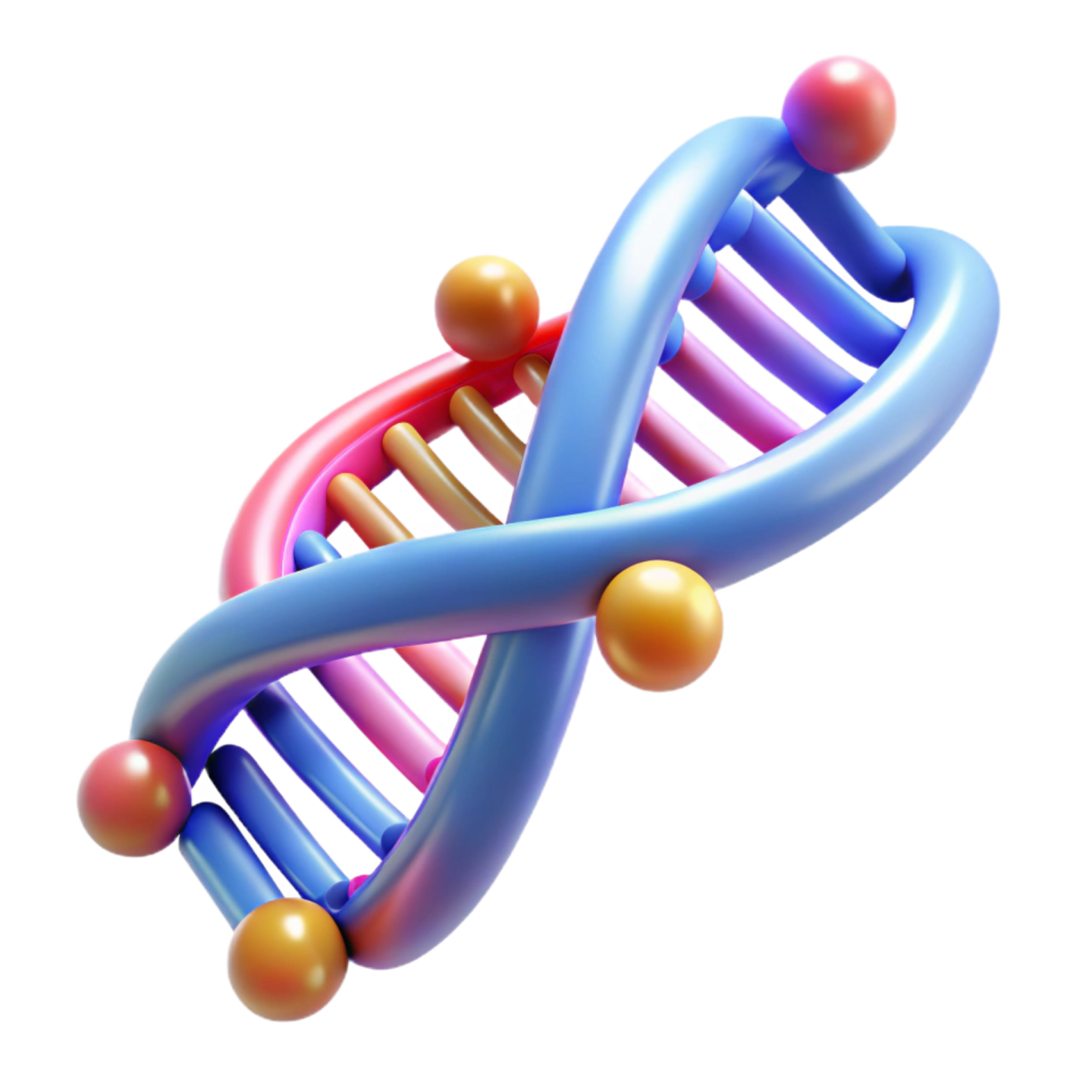 a 3d model of a dna molecule