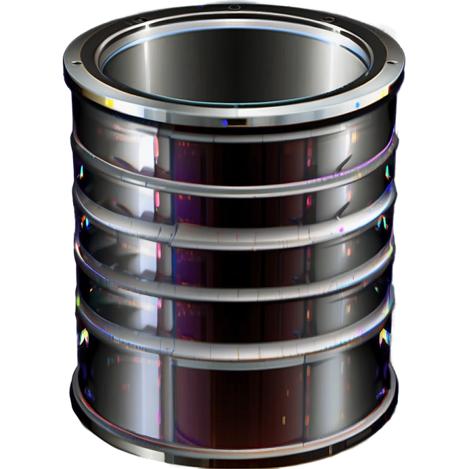 an image of a metal barrel