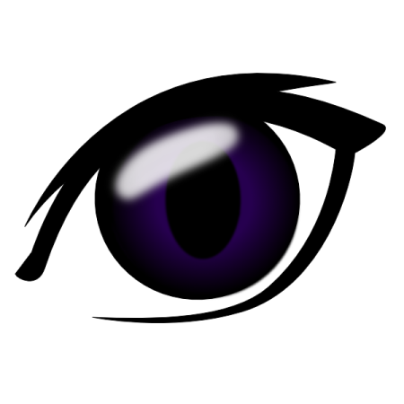an image of a purple eye