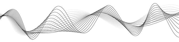 a wave is shown in the form of a sound