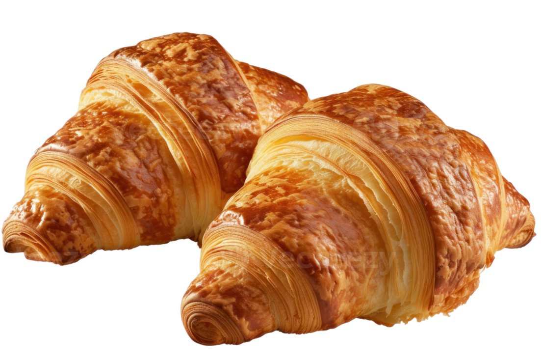 two croises on a white background