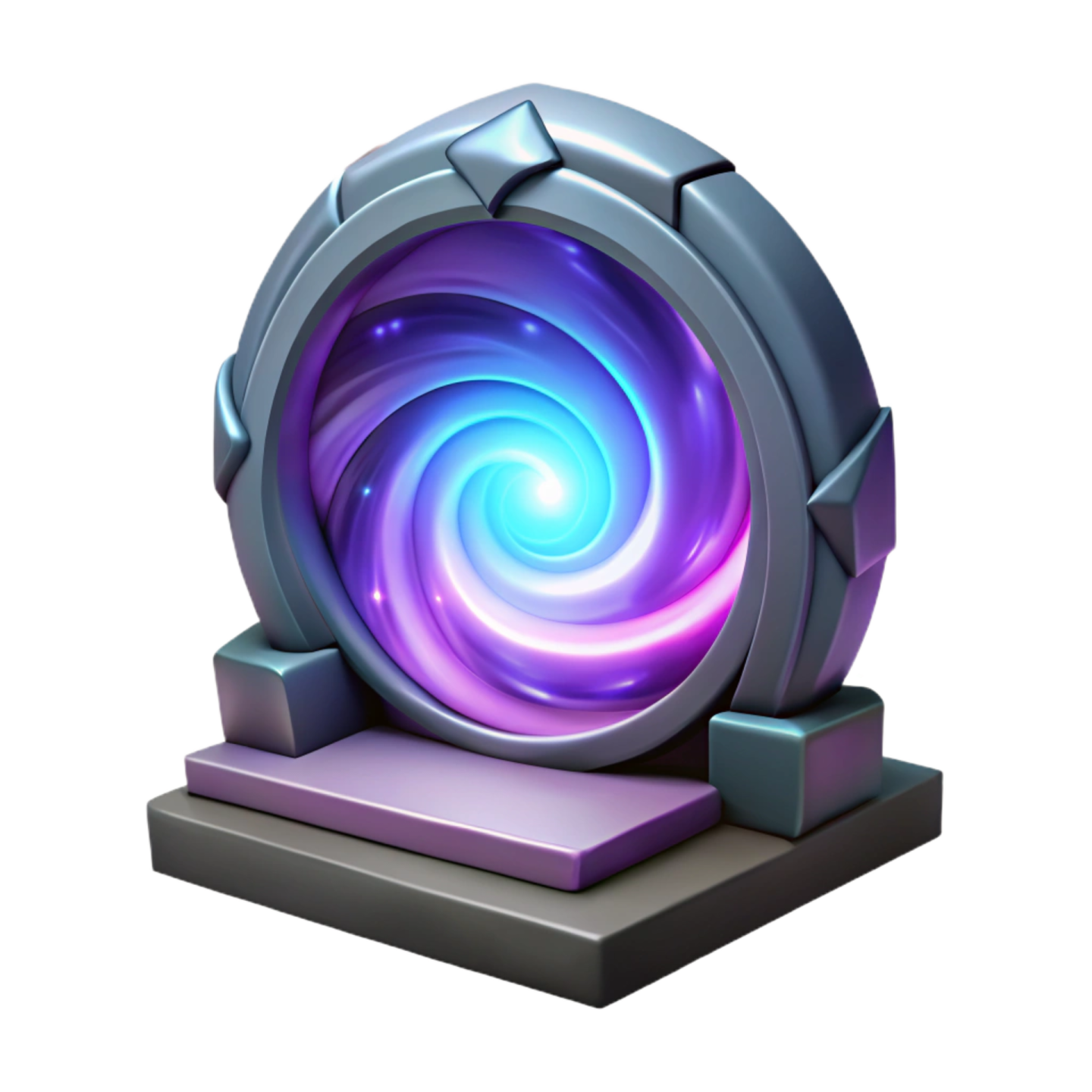 an image of a purple and blue ball on a white background