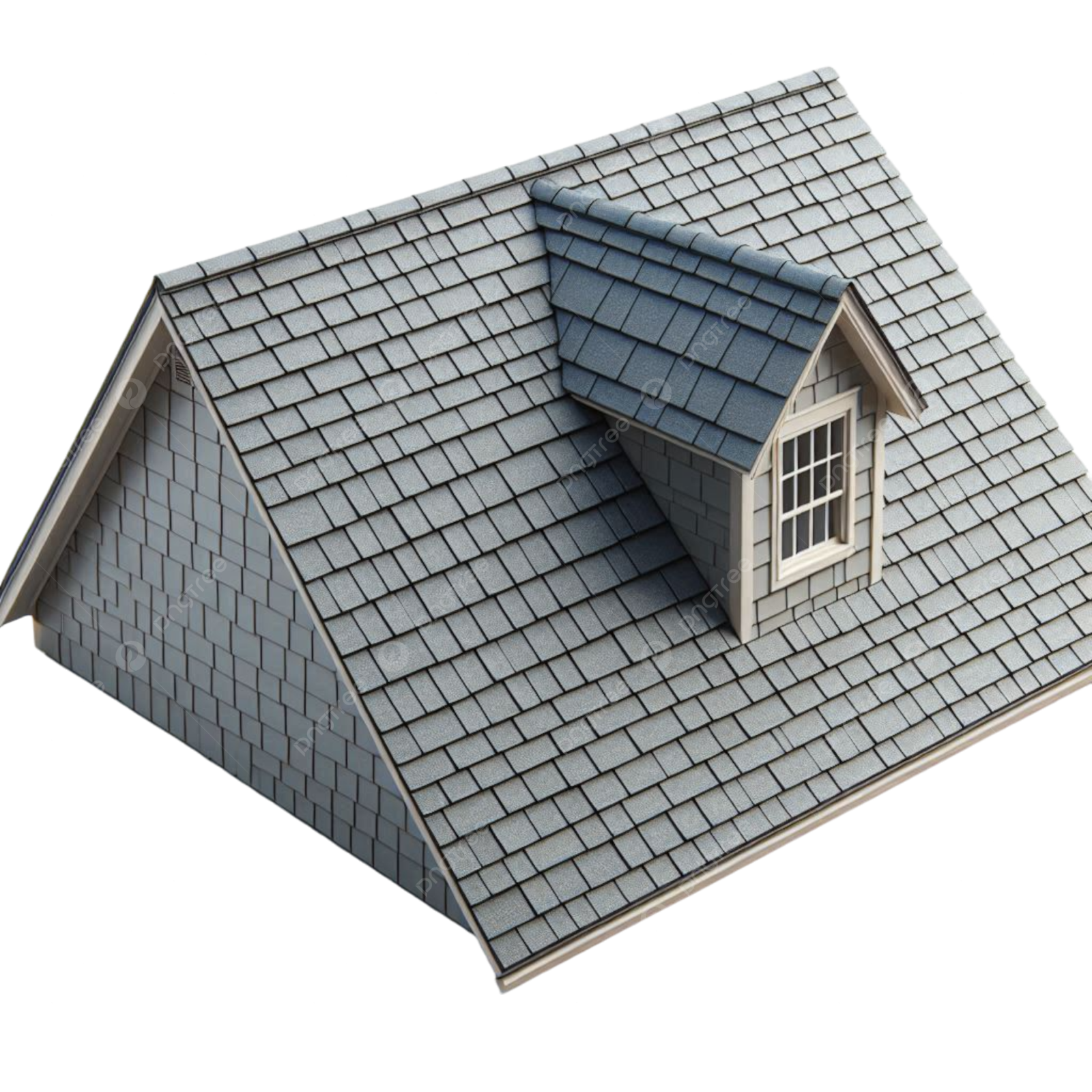 a roof with slate shining