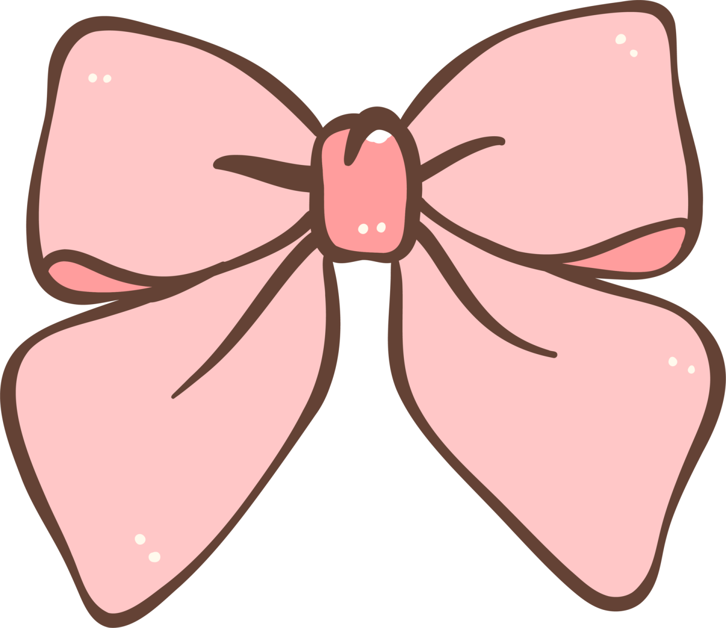 a pink bow clipart