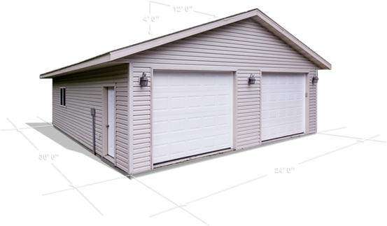 the dimensions of a garage