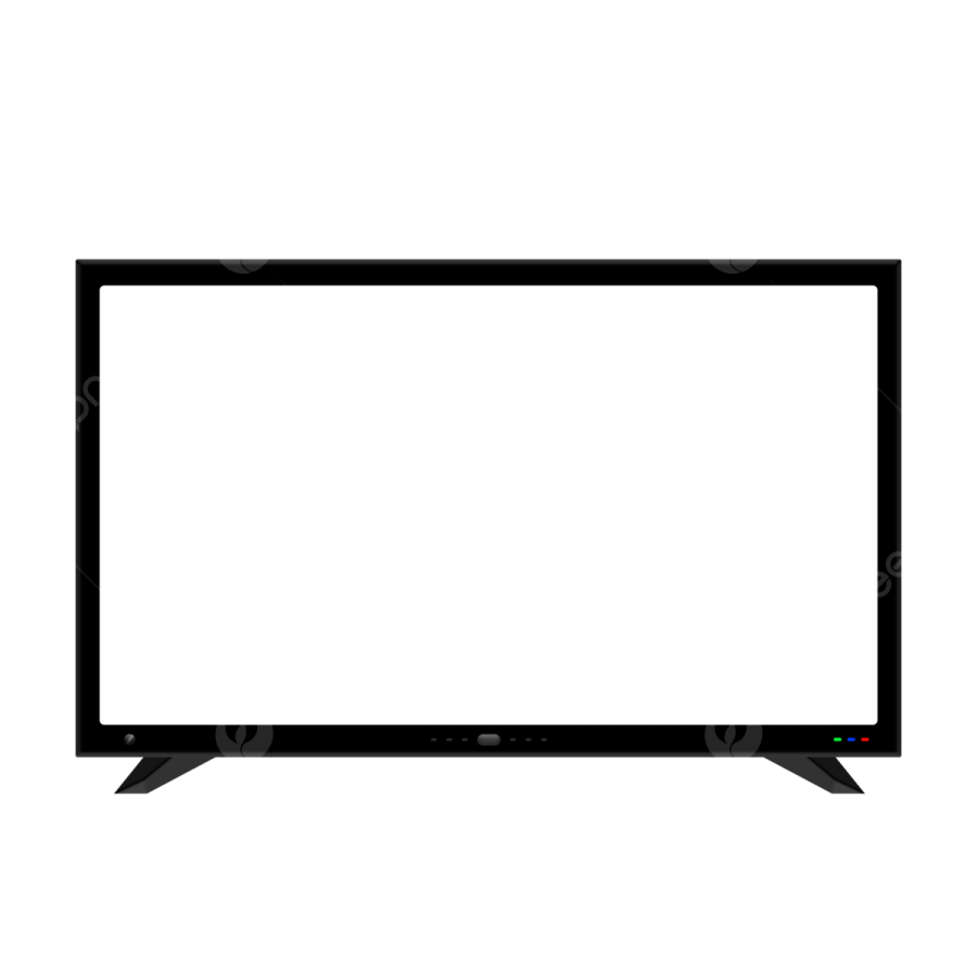 a flat screen tv on a white background
