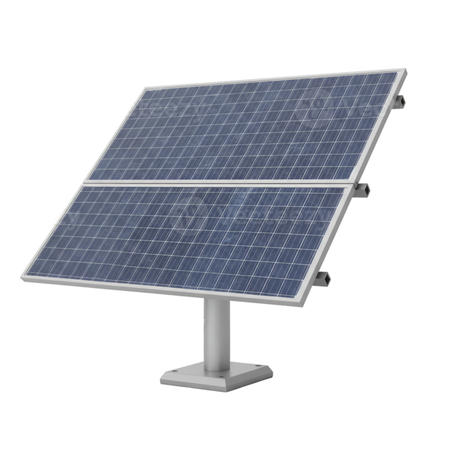 a solar panel on a white background