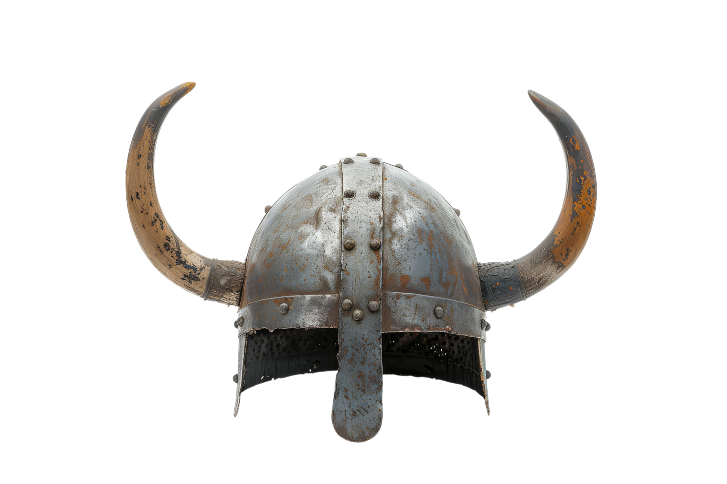 a close up of a helmet on a white background