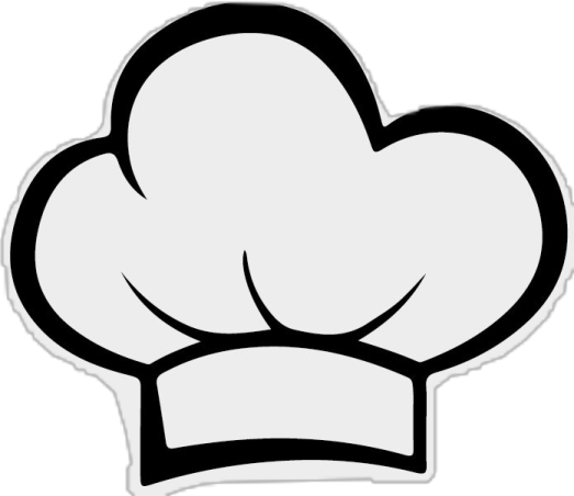 a chef hat sticker