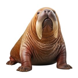 a waly seal on a white background