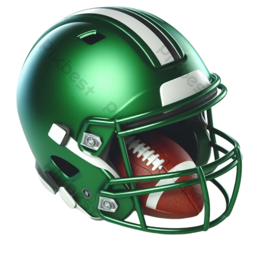 a football helmet on a white background