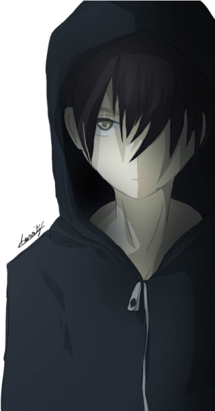 a man in a black hoodie is staring at the camera