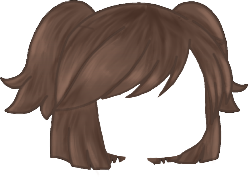 a drawing of a woman's hair