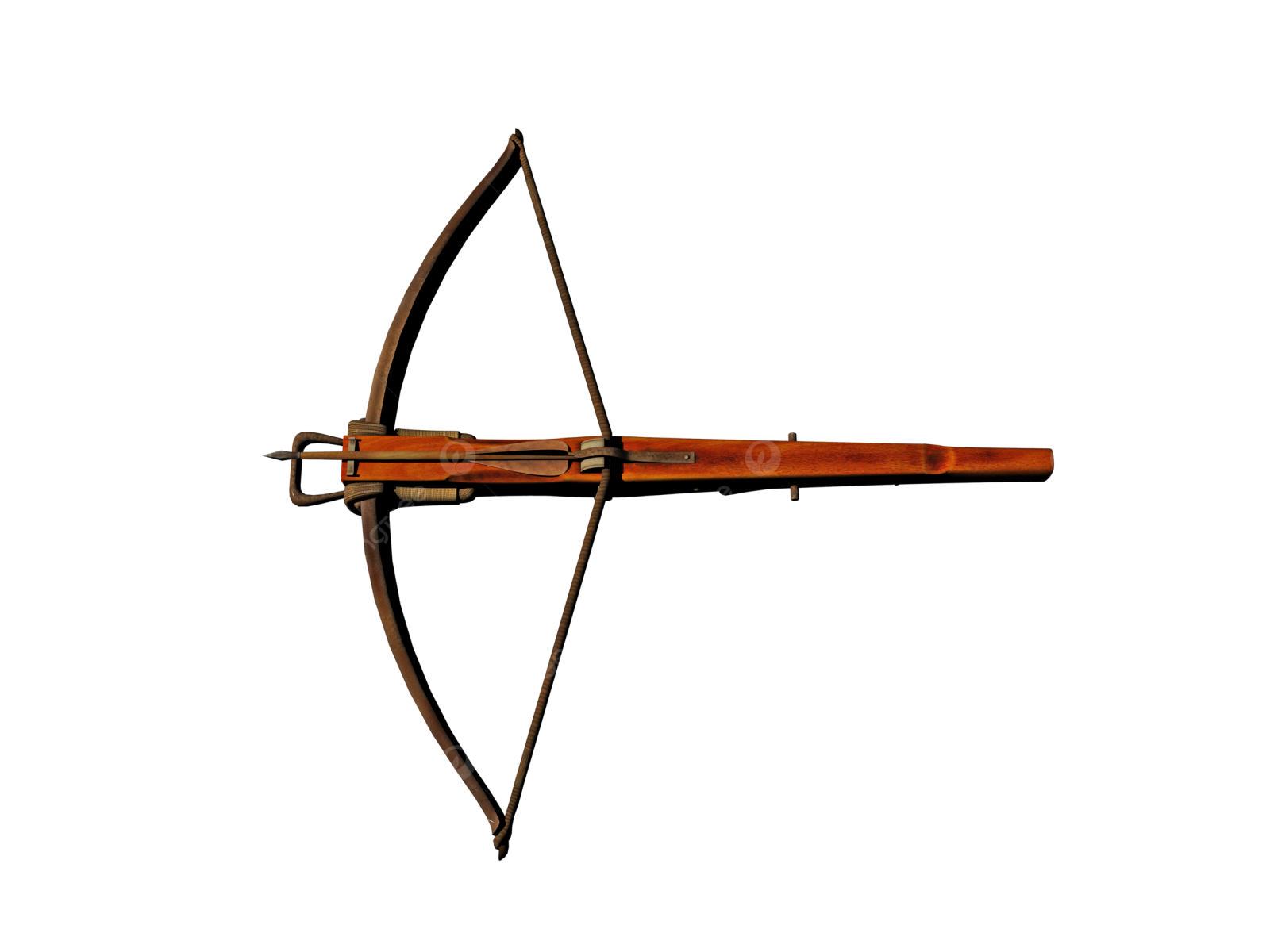a bow and arrow on a white background