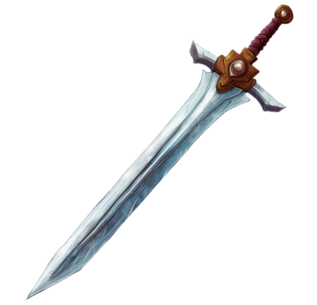 an image of a sword on a white background
